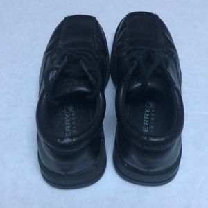 Nathaniel Topsiders by Sperry, Black, Size Boys 12